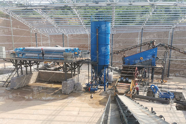 污泥壓濾機(jī)出料渾濁怎么辦？四招可以很好的解決這個問題